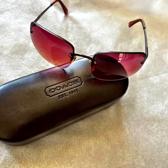 COACH Sunglasses With Case - Picture 1 of 8
